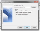 MS Outlook dodatkowe opcje exportu