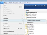 Export kontaktów z Windows Mail (Poczta systemu Windows)
